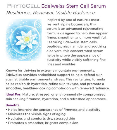 Moor Spa PhytoCell Edelweiss Stem Cell Serum, 1 fl oz