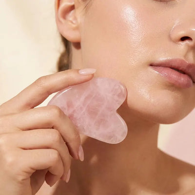 Moor Spa Rose Quartz Gua Sha Stone