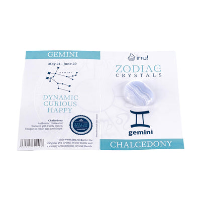 VitaJuwel Zodiac Crystal, GEMINI, Chalcedony