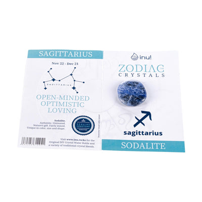 VitaJuwel Zodiac Crystal, SAGITTARIUS, Sodalite