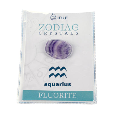 VitaJuwel Zodiac Crystal, AQUARIUS, Fluorite