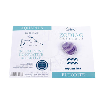 VitaJuwel Zodiac Crystal, AQUARIUS, Fluorite
