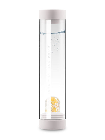VitaJuwel Sana Crystal Water Carafe, JOY, Cloud White