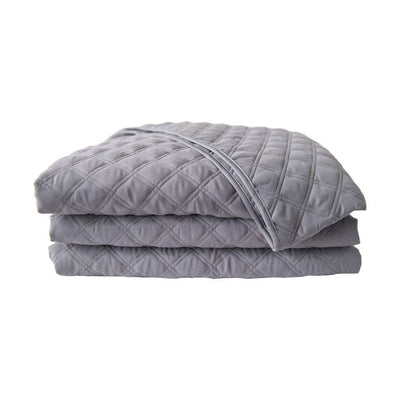 Sheets, Blankets & Accessories Slate Grey Sposh Microfiber Quilted Blanket