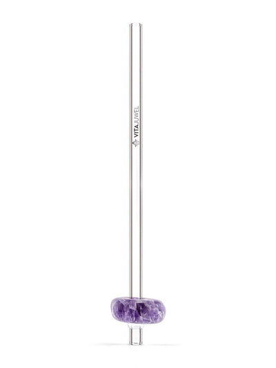 VitaJuwel Crystal Straw, Amethyst